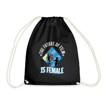 The Future Of Film Is Female - Turnbeutel - Schwarz - Vorne