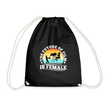 The Future Of Film Is Female - Turnbeutel - Schwarz - Vorne