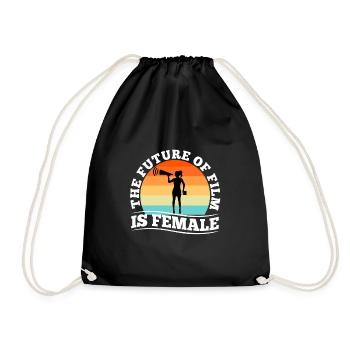 The Future Of Film Is Female - Turnbeutel - Schwarz - Vorne