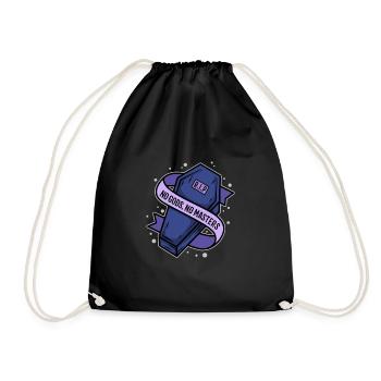 No Gods No Masters - Drawstring Bag - black - Front