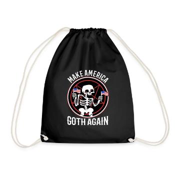 Make america goth again - Turnbeutel - Schwarz - Vorne