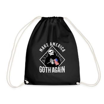 Make america goth again - Turnbeutel - Schwarz - Vorne