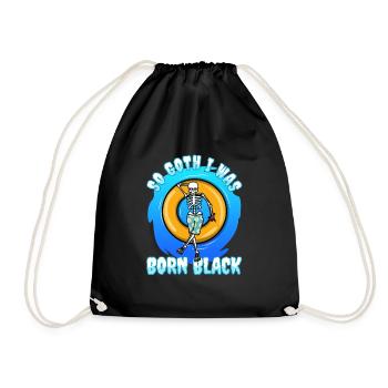 So Goth I Was Born Black - Turnbeutel - Schwarz - Vorne