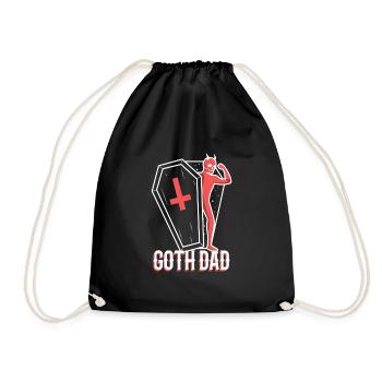 Goth Dad - Turnbeutel - Schwarz - Vorne