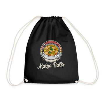 Matzah Casher Matzo Israël Cuisine juive - Sac de sport léger - noir - Devant