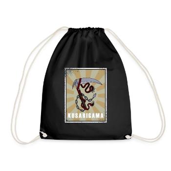 Ninja Weapon Ninjutsu Kusarigama Kenjutsu Japon - Sac de sport léger - noir - Devant