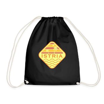 Croatie Vacances Balkans Istrie Hrvatska Souvenir - Sac de sport léger - noir - Devant