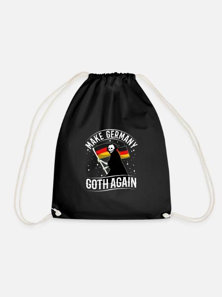 Make Germany goth again - Turnbeutel - Schwarz