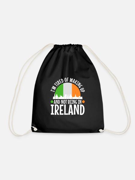 Im tired of waking up and not being in Ireland - Turnbeutel - Schwarz