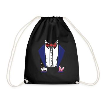 Magician Costume Magic Magic Tricks Gift Magician - Drawstring Bag - black - Front