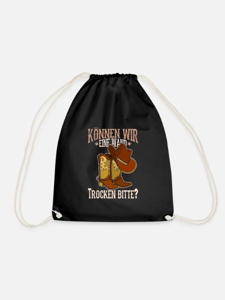 Western Line Dance Stiefel Tanzen Country - Turnbeutel - Schwarz