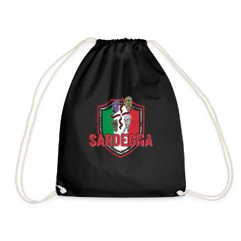 Sardegna Mittelmeer Italien Sardinien Urlaub - Turnbeutel - Schwarz - Vorne
