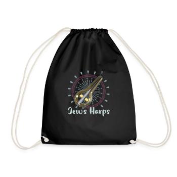 Jew's Harp Instrument Qopuz Maultrommel - Turnbeutel - Schwarz - Vorne