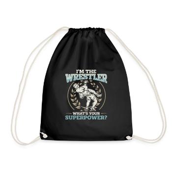 Wrestling Sportart Wrestler Suplex Ringen Sport - Turnbeutel - Schwarz - Vorne