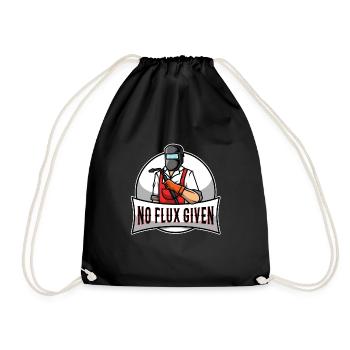 No flux given - Turnbeutel - Schwarz - Vorne