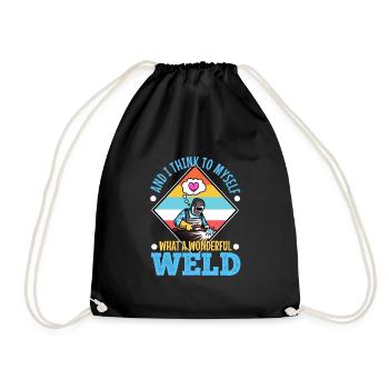 And i think to myself what a wonderful weld - Turnbeutel - Schwarz - Vorne
