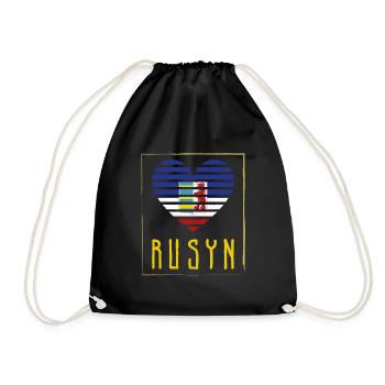 Rusyn Kiewer Rus Slawen Herkunft Karpaten - Turnbeutel - Schwarz - Vorne