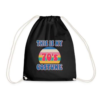 C’est mon costume des années 70 - Sac de sport léger - noir - Devant