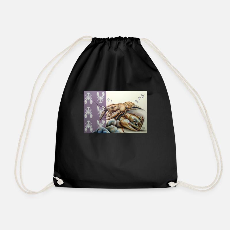 Noble cancer - Drawstring Bag - black