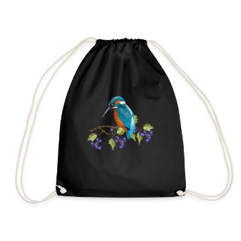 Oiseau coloré - Sac de sport léger - noir - Devant