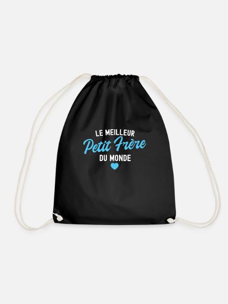 le meilleur petit frère du monde - Sac de sport léger - noir
