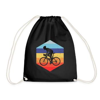 Women's Road Bike Road Cycling Road Bike Road Cycling - Drawstring Bag - black - Front