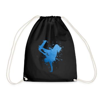 Skateboarder Patinage Skateboard Hommes Femmes - Sac de sport léger - noir - Devant