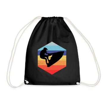 Sports nautiques Femmes Jet Ski Équitation Jet Ski Hommes - Sac de sport léger - noir - Devant