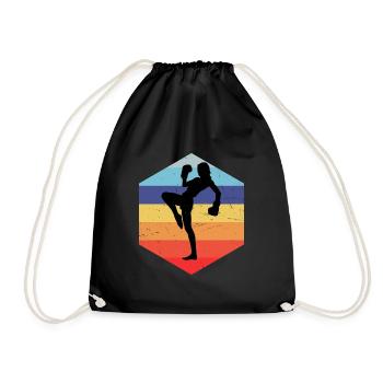 Kickboxing Kickboxing Kickboxing Hommes Boxe - Sac de sport léger - noir - Devant