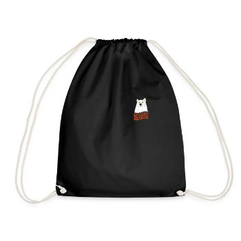 Halloween Fantôme Chien, Amoureux des Chiens - Sac de sport léger - noir - Devant