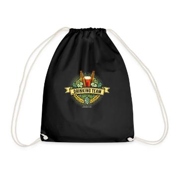 Apres Ski Beer Drinking Team - Turnbeutel - Schwarz - Vorne