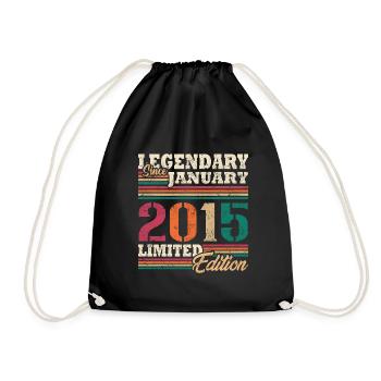 Légendaire Janvier 2015 édition limitée - Sac de sport léger - noir - Devant