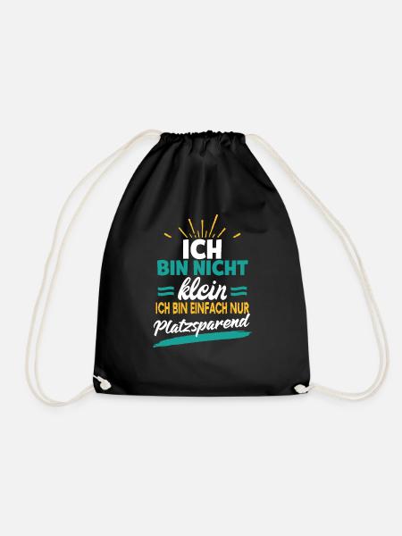 Lustiger Spruch lustige Sprüche für ein Kind - Turnbeutel - Schwarz