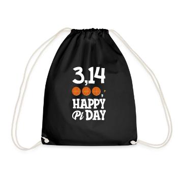 Pi Day chaque jour est meilleur avec quelque chose de Pi - Sac de sport léger - noir - Devant