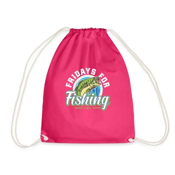 Angler - Turnbeutel - Fuchsia - Vorne