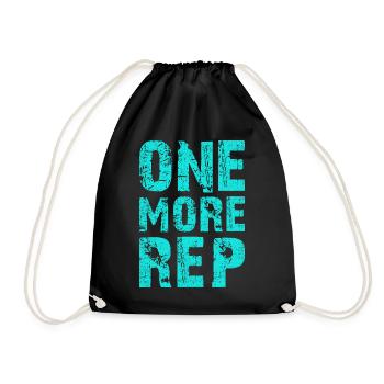 Bodybuilding Gym Workout Entraînement Fitness Shirt - Sac de sport léger - noir - Devant