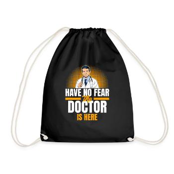 Doctor doctor - Drawstring Bag - black - Front