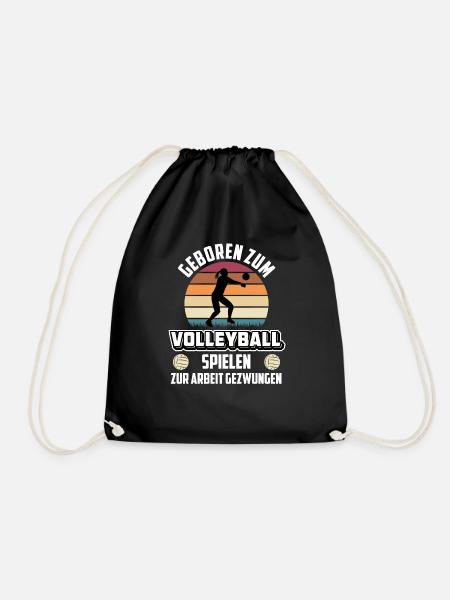 Volleyball - Turnbeutel - Schwarz
