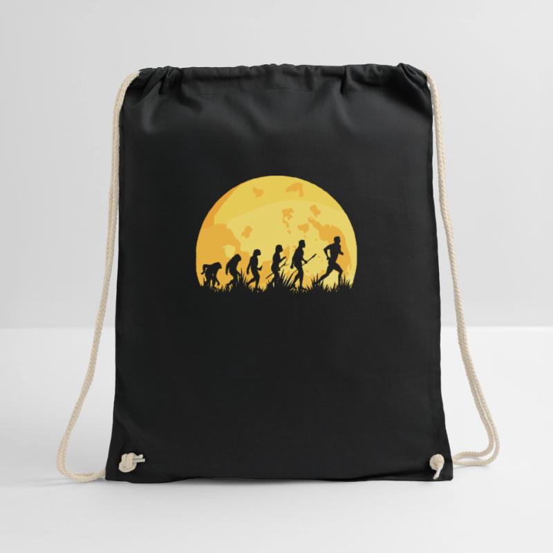 Evolution Running Runners Marathon Jogging Jogger Drawstring Bag