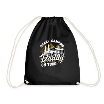 Idées cadeaux campeur papa père - Sac de sport léger - noir - Devant