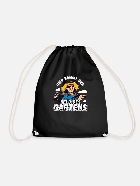 Gärtner Garten Held des Gartens Geschenke - Turnbeutel - Schwarz