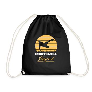 Funny Football Legend - Drawstring Bag - black - Front