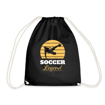 Funny Football Legend - Drawstring Bag - black - Front