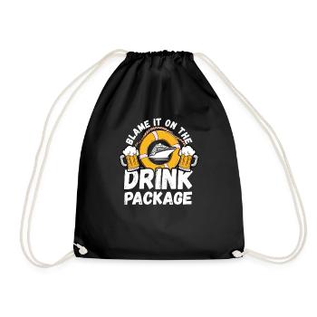 Cruise Holidays - Drawstring Bag - black - Front