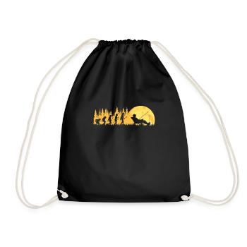 Evolution Angler Fishing - Drawstring Bag - black - Front