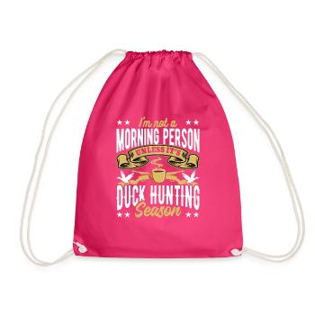 Entenjäger Entenjagd Jagdhunde Jagdausflug - Turnbeutel - Fuchsia - Vorne
