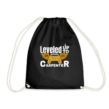 Retraite Charpentier à la retraite Retraite 2023 - Sac de sport léger - noir - Devant