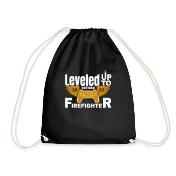 Retraite Pompier à la retraite Retraite - Sac de sport léger - noir - Devant