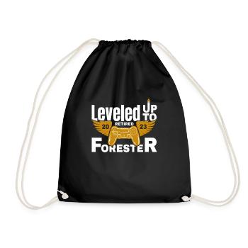 Retirement Retired Forester Retirement 2023 - Drawstring Bag - black - Front