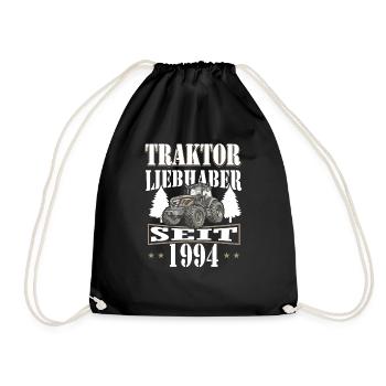 30 Geburtstag 1994 Landwirt Traktor Fan - Turnbeutel - Schwarz - Vorne